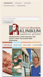 Mobile Screenshot of klinikum-saalekreis.de